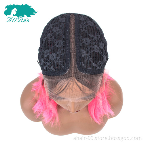 factory wholesale raw indian temple hair remy human hair pink wig mink virgin hair brazilian